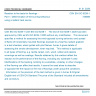 CSN EN ISO 9239-1 - Reaction to fire tests for floorings - Part 1: Determination of the burning behaviour using a radiant heat source