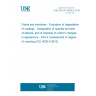 UNE EN ISO 4628-4:2016 Paints and varnishes - Evaluation of degradation of coatings - Designation of quantity and size of defects, and of intensity of uniform changes in appearance - Part 4: Assessment of degree of cracking (ISO 4628-4:2016)