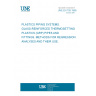 UNE EN 705:1995 Plastics piping systems - Glass-reinforced thermosetting plastics (GRP) pipes and fittings - Methods for regression analysis and their use