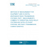 UNE EN 60835-1-3/A1:1996 Methods of measurement for equipment used in digital microwave radio transmission systems - Part 1: Measurements common to terrestrial radio-relay systems and satellite earth stations - Section 3: Transmission characteristics