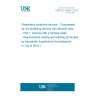 UNE EN 14593-1:2018 Respiratory protective devices - Compressed air line breathing devices with demand valve - Part 1: Devices with a full face mask - Requirements, testing and marking (Endorsed by Asociación Española de Normalización in July of 2018.)