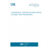 UNE EN 61206:1996 ULTRASONICS. CONTINUOUS-WAVE DOPPLER SYSTEMS. TEST PROCEDURES.