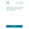 UNE EN 14126:2004/AC:2006 Protective clothing - Performance requirements and tests methods for protective clothing against infective agents
