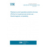 UNE EN IEC 61543:2023/A11:2023 Residual current-operated protective devices (RCDs) for household and similar use - Electromagnetic compatibility