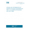 UNE EN ISO 10101-3:1998 Natural gas - Determination of water by the Karl Fischer method - Part 3: Coulometric procedure (ISO 10101-3:1993)