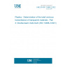 UNE EN ISO 13468-2:2022 Plastics - Determination of the total luminous transmittance of transparent materials - Part 2: Double-beam instrument (ISO 13468-2:2021)