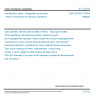 CSN ISO/IEC 7816-8 - Identification cards - Integrated circuit cards - Part 8: Commands for security operations