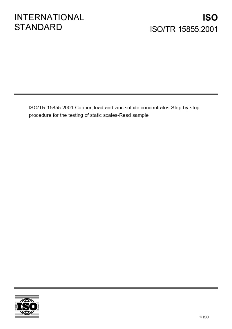 ISO/TR 15855:2001