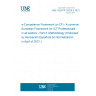 UNE CEN/TR 16234-3:2021 e-Competence Framework (e-CF) - A common European Framework for ICT Professionals in all sectors - Part 3: Methodology (Endorsed by Asociación Española de Normalización in April of 2021.)