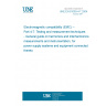 UNE EN 61000-4-7:2004 Electromagnetic compatibility (EMC) -- Part 4-7: Testing and measurement techniques - General guide on harmonics and interharmonics measurements and instrumentation, for power supply systems and equipment connected thereto
