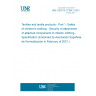 UNE CEN/TS 17394-1:2021 Textiles and textile products - Part 1: Safety of children's clothing - Security of attachment of attached components to infants' clothing - Specification (Endorsed by Asociación Española de Normalización in February of 2021.)