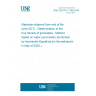 UNE CEN/TS 17189:2018 Materials obtained from end of life tyres (ELT) - Determination of the true density of granulates - Method based on water pycnometry (Endorsed by Asociación Española de Normalización in May of 2020.)