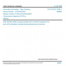 CSN ISO/IEC 9548-2 - Information technology - Open Systems Interconnection - Connectionless Session protocol: Protocol Implementation Conformance Statement (PICS) proforma