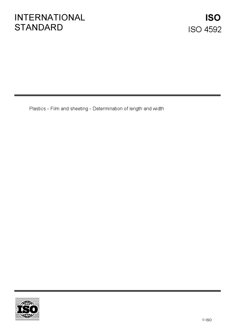 ISO 4592 European Standards