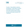 UNE EN ISO 11204:2010 V2 Acoustics - Noise emitted by machinery and equipment - Determination of emission sound pressure levels at a work station and at other specified positions applying accurate environmental corrections (ISO 11204:2010)