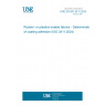 UNE EN ISO 2411:2025 Rubber- or plastics-coated fabrics - Determination of coating adhesion (ISO 2411:2024)
