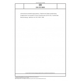 DIN ISO 8805 - European Standards