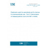 UNE EN ISO 8871-3:2004 Elastomeric parts for parenterals and for devices for pharmaceuticals use - Part 3: Determination of released-particle count (ISO 8871-3:2003)