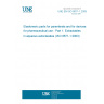 UNE EN ISO 8871-1:2005 Elastomeric parts for parenterals and for devices for pharmaceutical use - Part 1: Extractables in aqueous autoclavates (ISO 8871-1:2003)