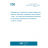 UNE EN IEC 63382-1:2026 - Management of distributed energy storage systems based on electrically chargeable vehicle batteries - Part 1: Use cases and architectures (Endorsed by Asociación Española de Normalización in March of 2026.)