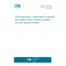 UNE EN 48:2007 Wood preservatives - Determination of eradicant action against larvae of Anobium punctatum (De Geer) (laboratory method)