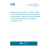 UNE CEN/TS 17638:2021 Stationary source emissions - Manual method for the determination of the mass concentration of formaldehyde - Reference method (Endorsed by Asociación Española de Normalización in August of 2021.)