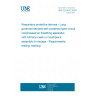 UNE EN 402:2004 Respiratory protective devices - Lung governed demand self-contained open-circuit compressed air breathing apparatus with full face mask or mouthpiece assembly for escape - Requirements, testing, marking