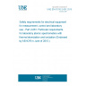 UNE EN 61010-2-061:2015 Safety requirements for electrical equipment for measurement, control and laboratory use - Part 2-061: Particular requirements for laboratory atomic spectrometers with thermal atomization and ionization (Endorsed by AENOR in June of 2015.)