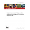 BS EN 12900:2013 Refrigerant compressors. Rating conditions, tolerances and presentation of manufacturer's performance data