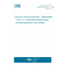 UNE EN 62059-31-1:2010 Electricity metering equipment - Dependability -- Part 31-1: Accelerated reliability testing - Elevated temperature and humidity