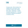 UNE EN 3740:2019 Aerospace series - Bolts, shouldered, thin hexagonal head, close tolerance shank, short thread, in titanium alloy, anodized, MoS2 coated - Classification: 1 100 MPa (at ambient temperature)/315 °C (Endorsed by Asociación Española de Normalización in December of 2019.)