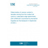 UNE EN ISO 24459:2023 Determination of uranium content in samples coming from the nuclear fuel cycle by L-absorption edge spectrometry (ISO 24459:2021) (Endorsed by Asociación Española de Normalización in September of 2023.)