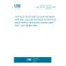 UNE EN ISO 105-B04:1998 Textiles - Tests for colour fastness - Part B04: Colour fastness to artificial weathering: Xenon arc fading lamp test (ISO 105-B04:1994)