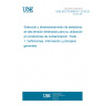 UNE IEC/TS 60815-1:2013 EX Selection and dimensioning of high-voltage insulators intended for use in polluted conditions - Part 1: Definitions, information and general principles