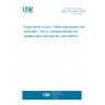 UNE EN 1459-3:2015 Rough-terrain trucks - Safety requirements and verification - Part 3: Interface between the variable-reach truck and the work platform