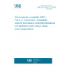 UNE EN 61000-2-12:2004 Electromagnetic compatibility (EMC) -- Part 2-12 : Environment - Compatibility levels for low-frequency conducted disturbances and signalling in public medium-voltage power supply systems
