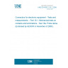 UNE EN 60512-16-1:2008 Connectors for electronic equipment - Tests and measurements -- Part 16-1: Mechanical tests on contacts and terminations - Test 16a: Probe damage (Endorsed by AENOR in November of 2008.)