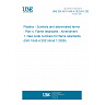 UNE EN ISO 1043-4:2022/A1:2026 - Plastics - Symbols and abbreviated terms - Part 4: Flame retardants - Amendment 1: New code numbers for flame retardants (ISO 1043-4:2021/Amd 1:2026) UNE EN ISO 1043-4:2022/A1:2026 - Plastics - Symbols and abbreviated terms - Part 4: Flame retardants - Amendment 1: New code numbers for flame retardants (ISO 1043-4:2021/Amd 1:2026)