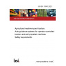 BS ISO 10975:2023 Agricultural machinery and tractors. Auto-guidance systems for operator-controlled tractors and self-propelled machines. Safety requirements