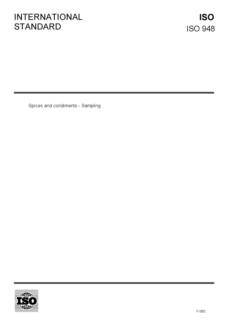 ISO 948 - European Standards