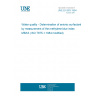 UNE EN 903:1994 Water quality - Determination of anionic surfactants by measurement of the methylene blue index MBAS (ISO 7875-1:1984 modified)