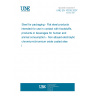 UNE EN 10335:2007 Steel for packaging - Flat steel products intended for use in contact with foodstuffs, products or beverages for human and animal consumption - Non alloyed electrolytic chromium/chromium oxide coated steel