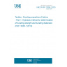 UNE EN ISO 13938-1:2020 Textiles - Bursting properties of fabrics - Part 1: Hydraulic method for determination of bursting strength and bursting distension (ISO 13938-1:2019)