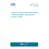 UNE 16578:2002 Engineer's coild chisels, stonemason's chisels and allied tools. Stonemason's pointed chisels. Technical specifications and tests.