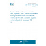 UNE EN IEC 61980-3:2022 Electric vehicle wireless power transfer (WPT) systems - Part 3: Specific requirements for magnetic field wireless power transfer systems (Endorsed by Asociación Española de Normalización in February of 2023.)