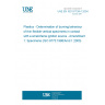 UNE EN ISO 9773/A1:2004 Plastics - Determination of burning behaviour of thin flexible vertical specimens in contact with a small-flame ignition source - Amendment 1: Specimens (ISO 9773:1998/Amd 1:2003)