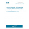 UNE EN ISO/IEC 30111:2020 Information technology - Security techniques - Vulnerability handling processes (ISO/IEC 30111:2019) (Endorsed by Asociación Española de Normalización in July of 2020.)