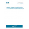 UNE EN 15922:2011 Fertilizers - Extraction of soluble phosphorus according to Petermann at ambient temperature