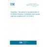 UNE EN ISO 10772:2012 Geotextiles - Test method for the determination of the filtration behaviour of geotextiles under turbulent water flow conditions (ISO 10772:2012)