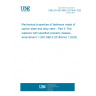 UNE EN ISO 898-3:2019/A1:2022 Mechanical properties of fasteners made of carbon steel and alloy steel - Part 3: Flat washers with specified property classes - Amendment 1 (ISO 898-3:2018/Amd 1:2020)